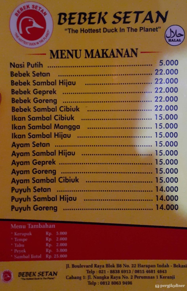 Bebek Setan Bekasi